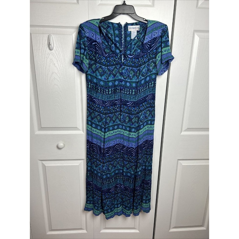 Westport Ltd. Women's Vintage 80's Midi Dress Size 10